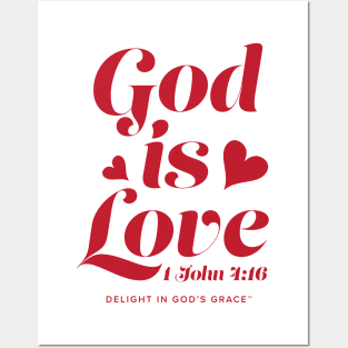 God is Love Posters and Art